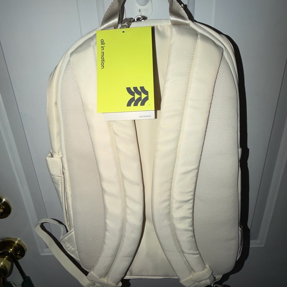 Target Cream Polyester Backpack - Picture 5 of 7
